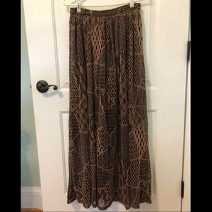 Boho maxi skirt
